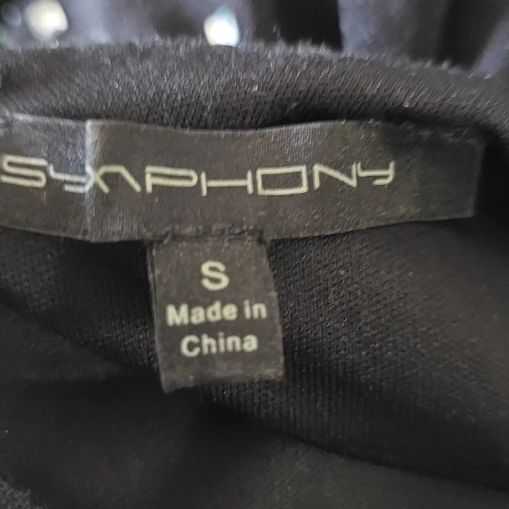 Symphony Black Mini Dress - Picture 11 of 11